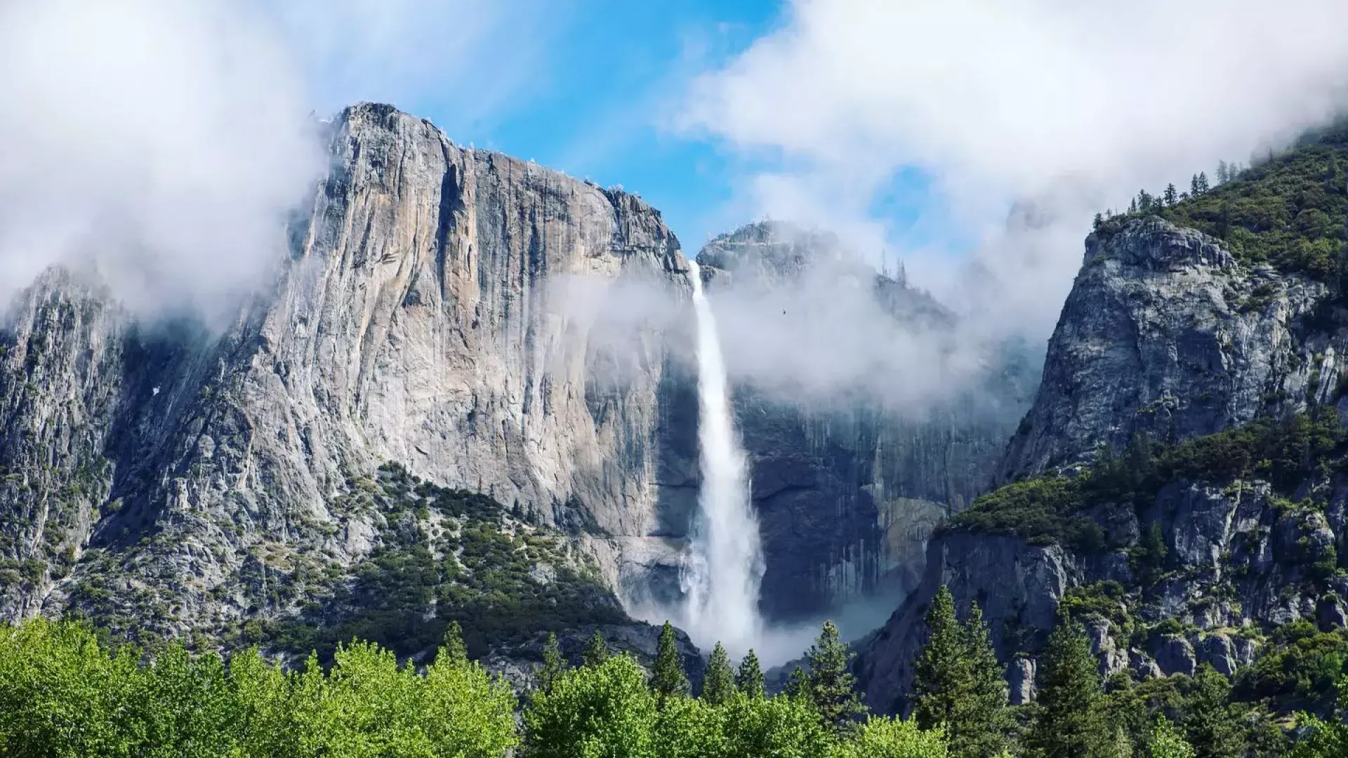 约塞米蒂 Falls in 约塞米蒂 National Park.